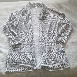 Printed Cardigan